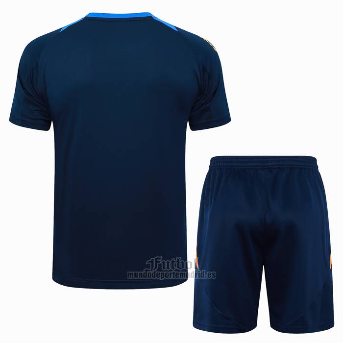 Chandal del Juventus Manga Corta 2024-2025 Azul - Pantalon Corto